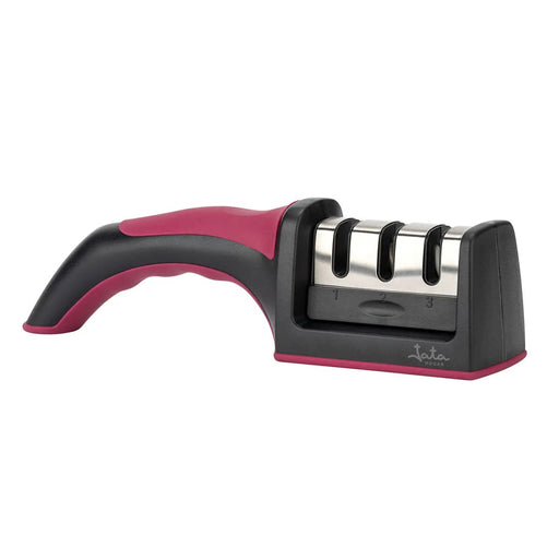 EAN 8436584383789 - JATA HACC4541 afilador de cuchillo Afilador de cuchillos de discos Negro, Rojo imagen 2