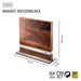 EAN 4006664139588 - GEFU 13958 taco para cuchillos Vaina protectora para cuchillo Acero inoxidable, Madera de nogal Acero ino imagen 2