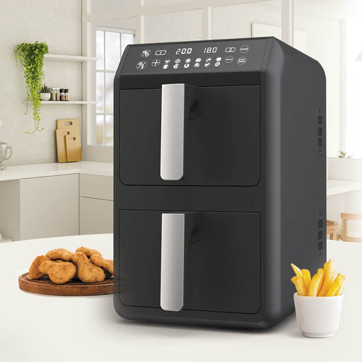 EAN 4897144673353 - Maestro MR-761 freidora Doble 10 L Independiente 2400 W Freidora de aire caliente Negro imagen 2
