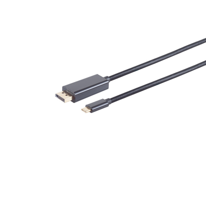 EAN 4017538105578 - S/CONN maximum connectivity 10-60185 adaptador de cable de vídeo 1,8 m DisplayPort USB Tipo C Negro imagen 1