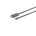 EAN 4017538105578 - S/CONN maximum connectivity 10-60185 adaptador de cable de vídeo 1,8 m DisplayPort USB Tipo C Negro imagen 1