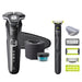 EAN 8720689008525 - Philips SHAVER Series 5000 S5898/79 afeitadora Máquina de afeitar de rotación Recortadora Cromo imagen 1