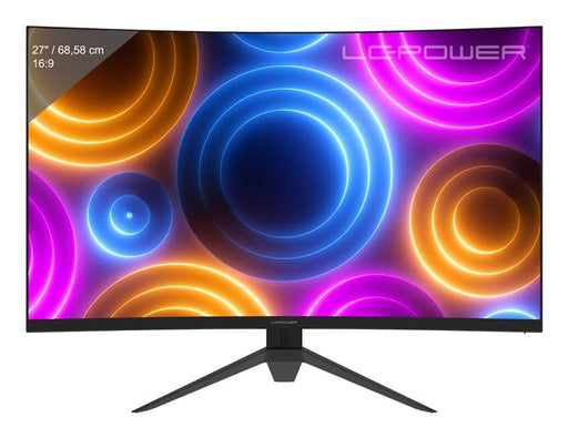 EAN 4262443280876 - LC-Power LC-M27QC pantalla para PC 68,6 cm (27") 2560 x 1440 Pixeles Quad HD LCD Negro, Rojo imagen 1