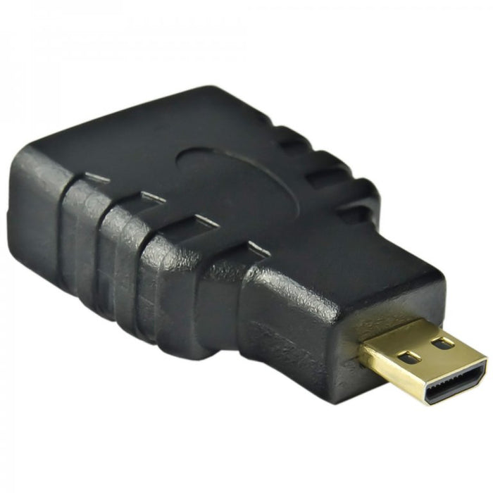 EAN 5901720130723 - Akyga AK-AD-10 cambiador de género para cable HDMI Type A (Standard) HDMI Type D (Micro) Negro, Oro imagen 1