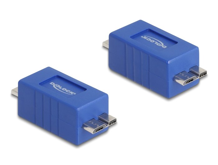 EAN 4043619672165 - DeLOCK 67216 cambiador de género para cable Type Micro-B Azul imagen 1