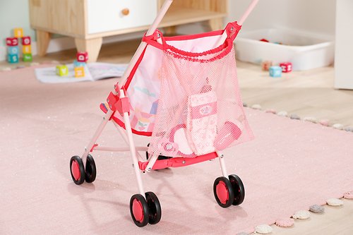 EAN 4001167840665 - BABY born Stroller with Bag Pink Cochecito para muñecas imagen 12