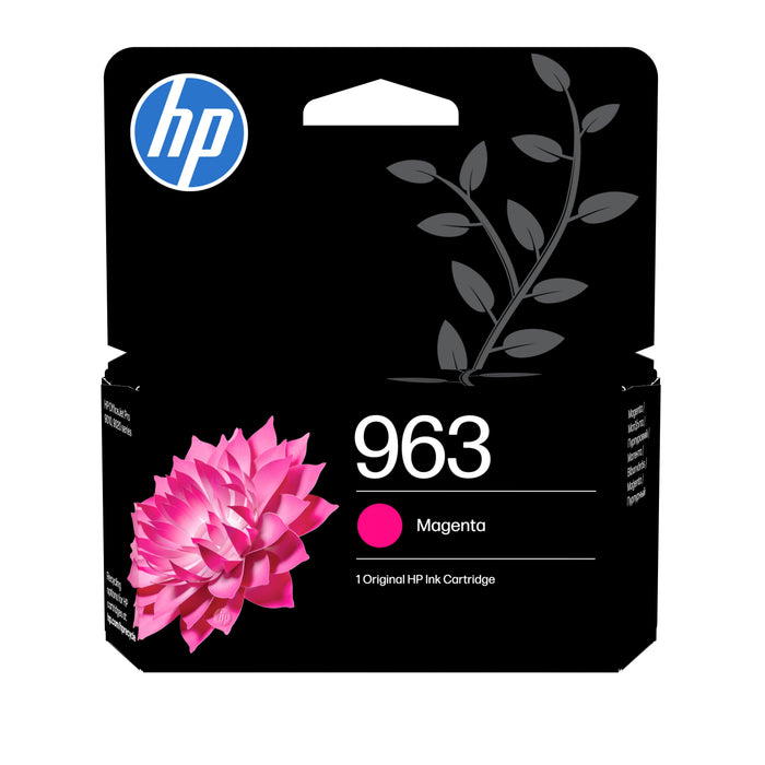 EAN 199764686190 - HP 963 Magenta Original Ink Cartridge cartucho de tinta 1 pieza(s) Rendimiento estándar imagen 1