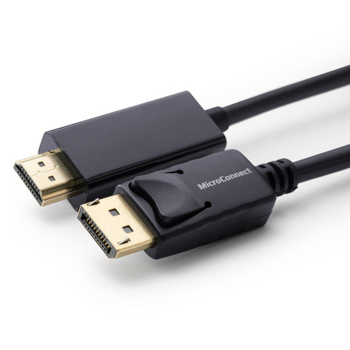 EAN 5704174300304 - Microconnect MC-DP-HDMI-050 adaptador de cable de vídeo 0,5 m DisplayPort Negro imagen 1