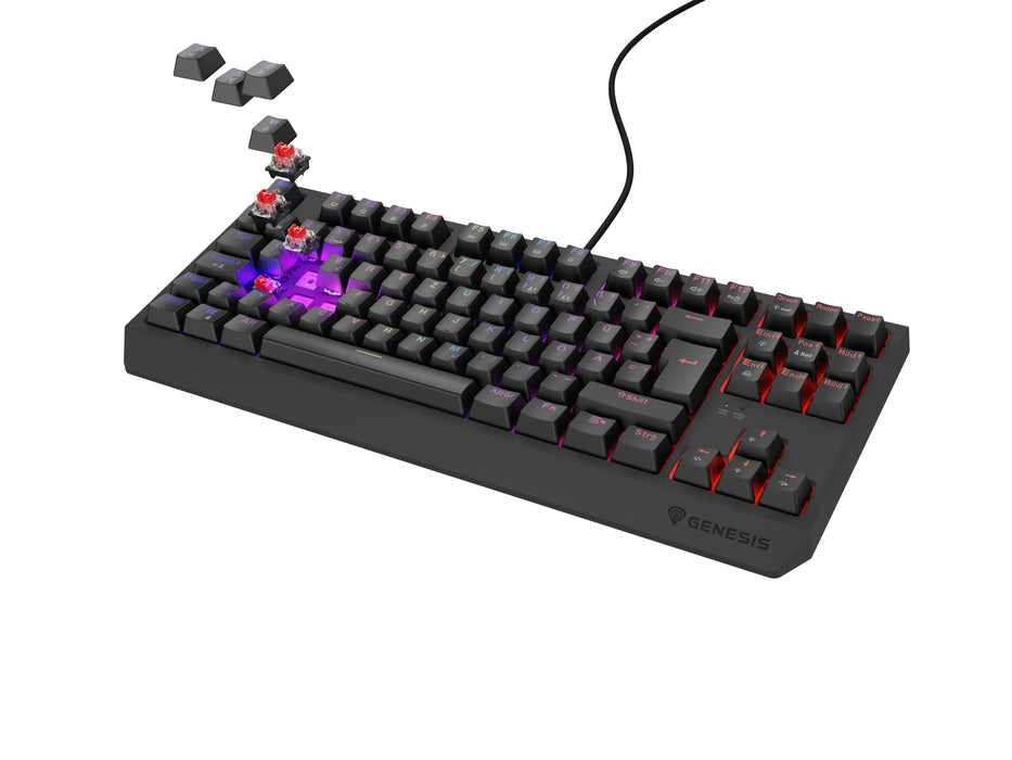 EAN 5901969444995 - GENESIS Thor 230 TKL teclado Juego USB QWERTZ Alemán Negro imagen 1