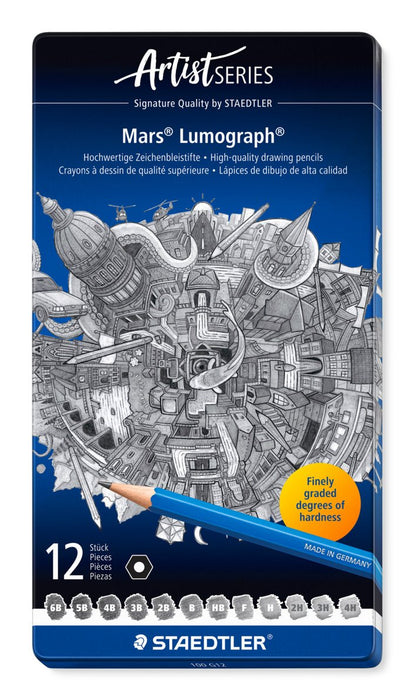 EAN 4007817104729 - Staedtler Mars Lumograph 100 12 pieza(s) imagen 1