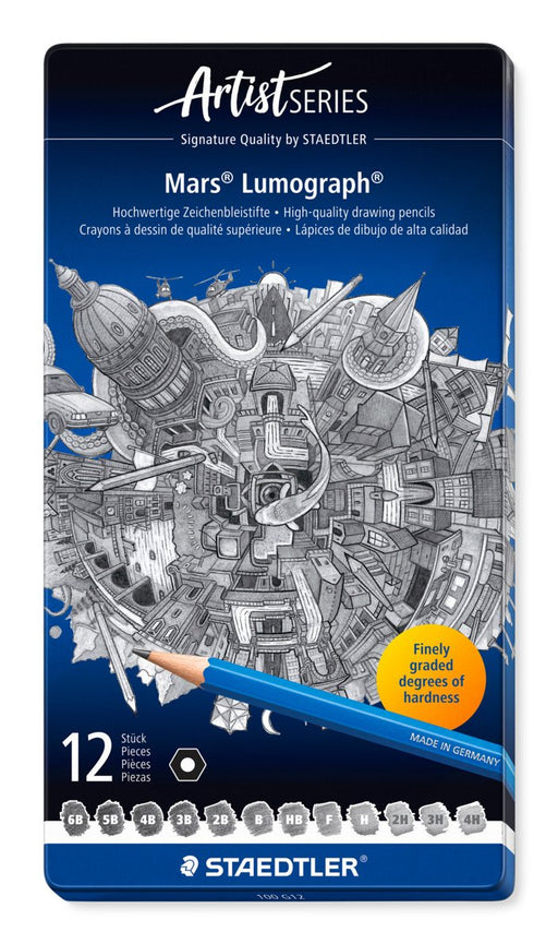 EAN 4007817104729 - Staedtler Mars Lumograph 100 12 pieza(s) imagen 1