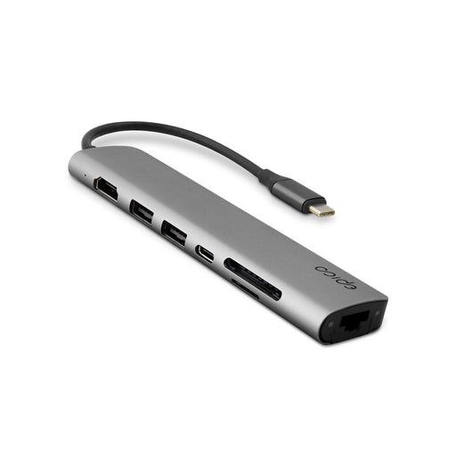 EAN 8596049183092 - Epico 9915112100071 hub de interfaz USB Tipo C 5000 Mbit/s Gris imagen 1