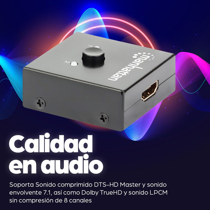 EAN 0766623207850 - Manhattan 207850 interruptor de video HDMI imagen 5