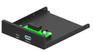 EAN 8716309128278 - Gembird FDI3-U3C-01 lector de tarjeta USB Interno Negro imagen 1