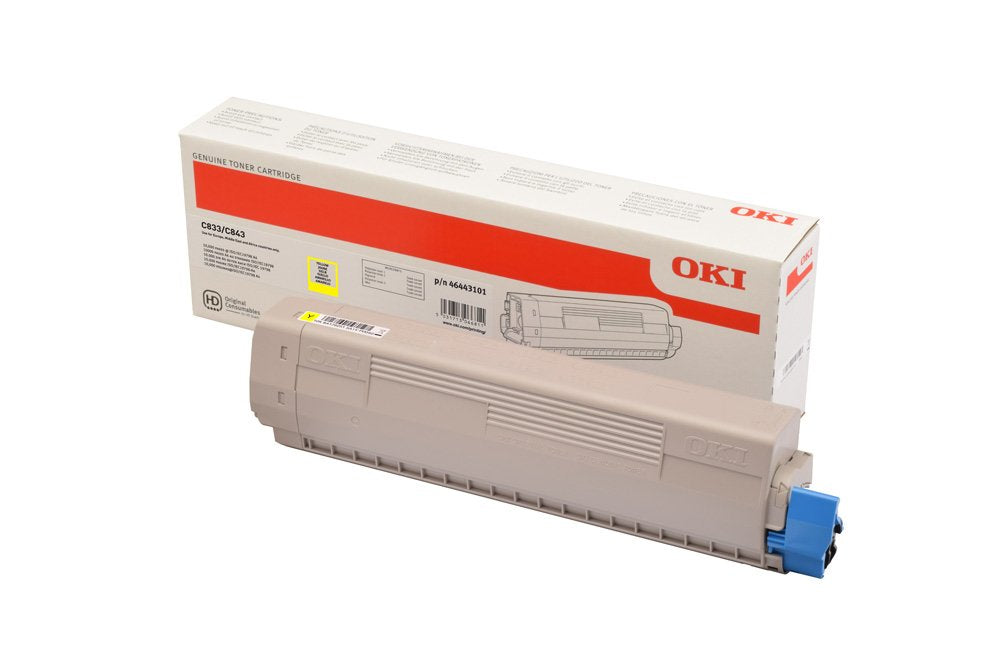 EAN 5031713066811 - OKI 46443101 cartucho de tóner 1 pieza(s) Original Amarillo imagen 1