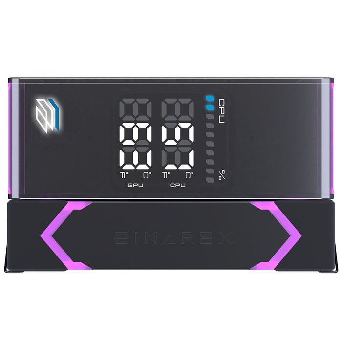 EAN 6977277369298 - Einarex EXAC-GL-100-R-B sistema de refrigeración para ordenador Procesador Refrigerador de aire 12 cm Neg imagen 11