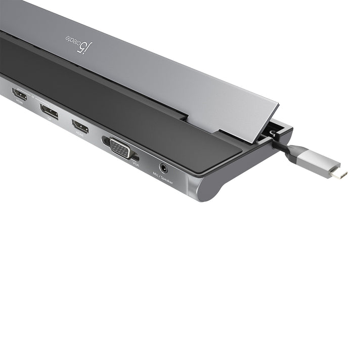 EAN 4712795083613 - j5create JCD543 Alámbrico USB 3.2 Gen 1 (3.1 Gen 1) Type-C Negro, Plata imagen 6
