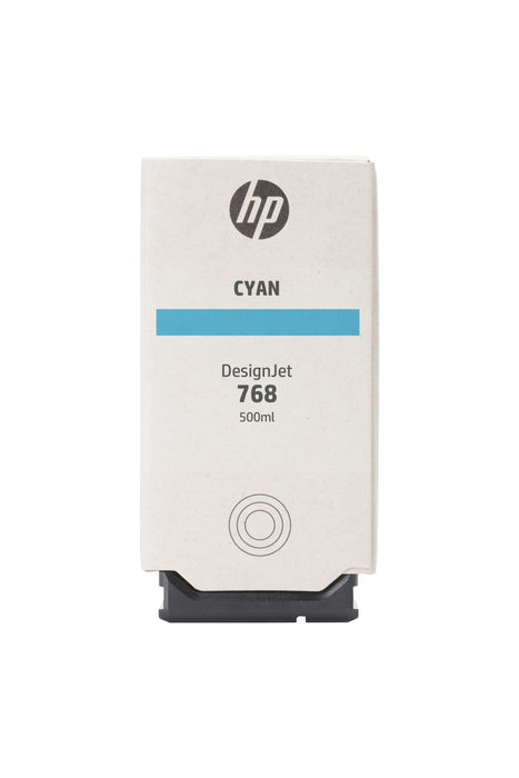 EAN 0196188231968 - HP 768 Cyan 500-ml DesignJet Ink Cartridge cabeza de impresora Inyección de tinta térmica imagen 1