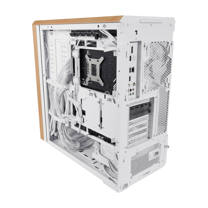 EAN 4718466015860 - Lian Li Lancool LAN217W carcasa de ordenador Midi Tower Blanco, Madera imagen 10