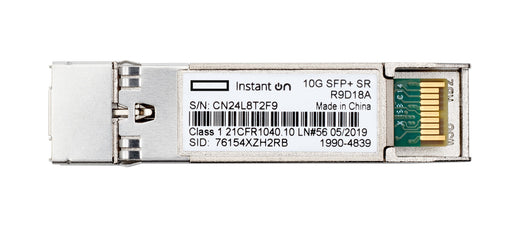 EAN 0190017566955 - HPE Aruba Networking Networking Instant On 10G SFP+ LC SR 300m OM3 MMF Transceiver Cable de fibra óptica  imagen 2