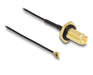 EAN 4043619883837 - DeLOCK 88383 cable coaxial 0,35 m I-PEX MHF1 Negro, Oro imagen 1