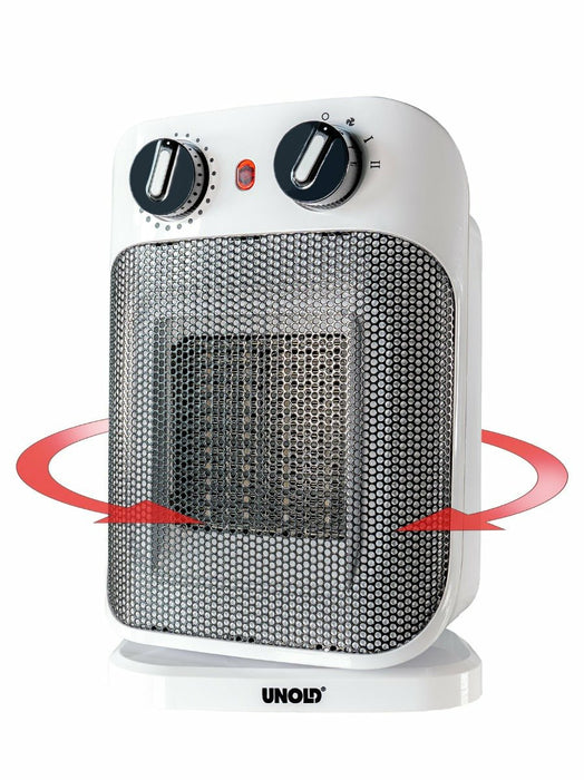 EAN 4011689864605 - Unold 86460 calefactor eléctrico Interior Negro, Blanco 1800 W Ventilador eléctrico imagen 4