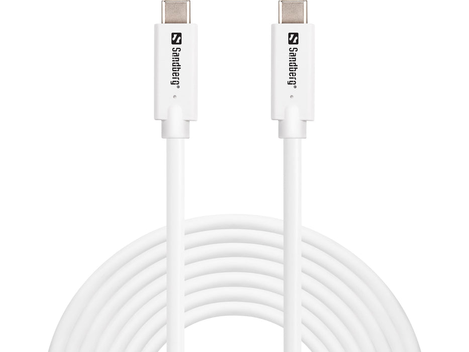 EAN 5705730136764 - Sandberg 136-76 cable USB USB 3.2 Gen 2 (3.1 Gen 2) 5 m USB C Blanco imagen 1