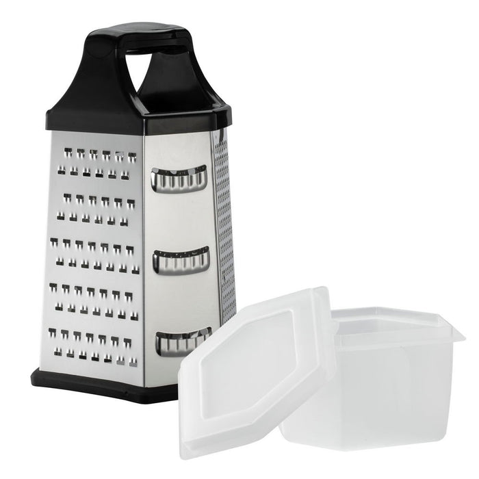 EAN 4260709010250 - Resto Kitchenware 95413 cortador de verduras en espiral o rallador manual Caja ralladora Negro, Acero ino imagen 7