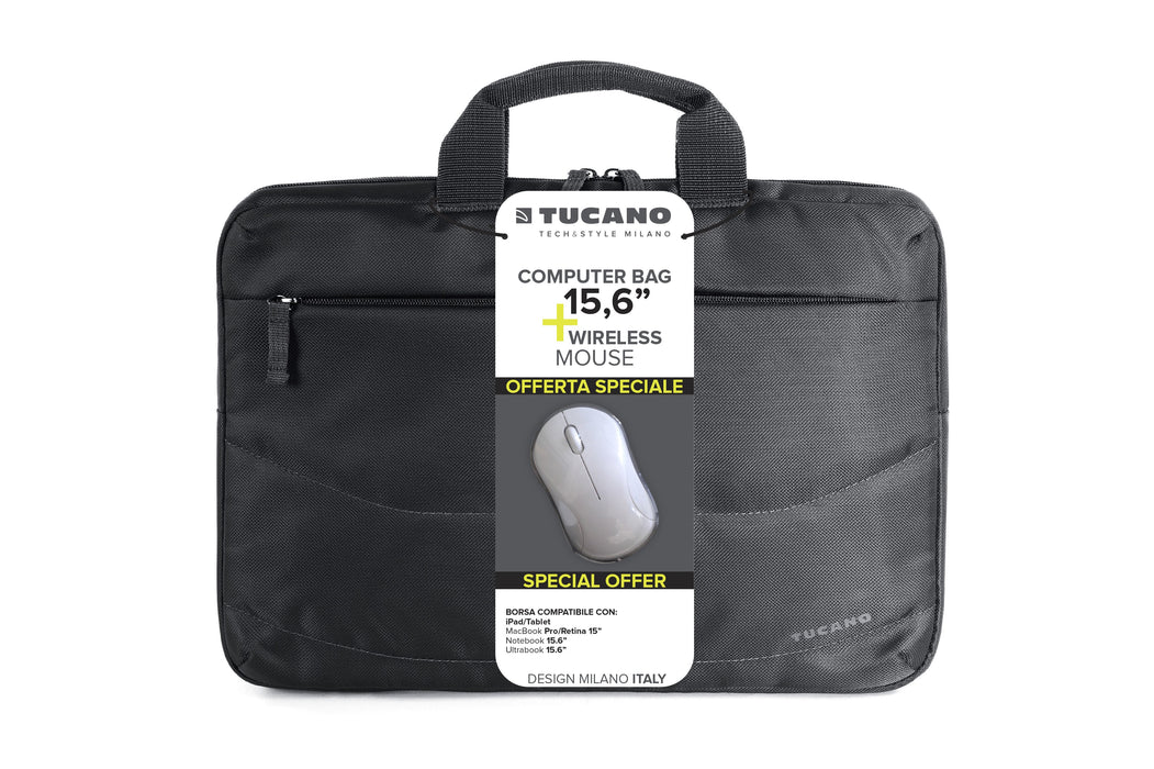 EAN 8020252054721 - Tucano BU-BIDEA-WM maletines para portátil 39,6 cm (15.6") Maletín Negro imagen 1