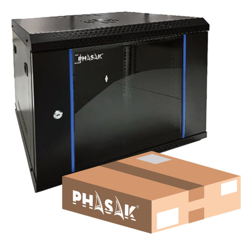 EAN 0745604519731 - Phasak PHO 2212D armario rack 12U Bastidor de pared Negro imagen 1