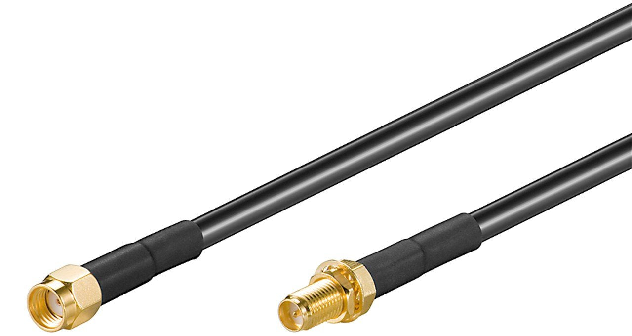 EAN 4040849516757 - Goobay 51675 cable coaxial LMR195 1 m RP-SMA Negro imagen 1