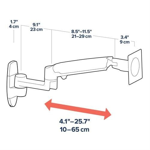 EAN 0698833011531 - Ergotron LX Series LX Wall Mount LCD Arm 86,4 cm (34") Pared Aluminio imagen 7