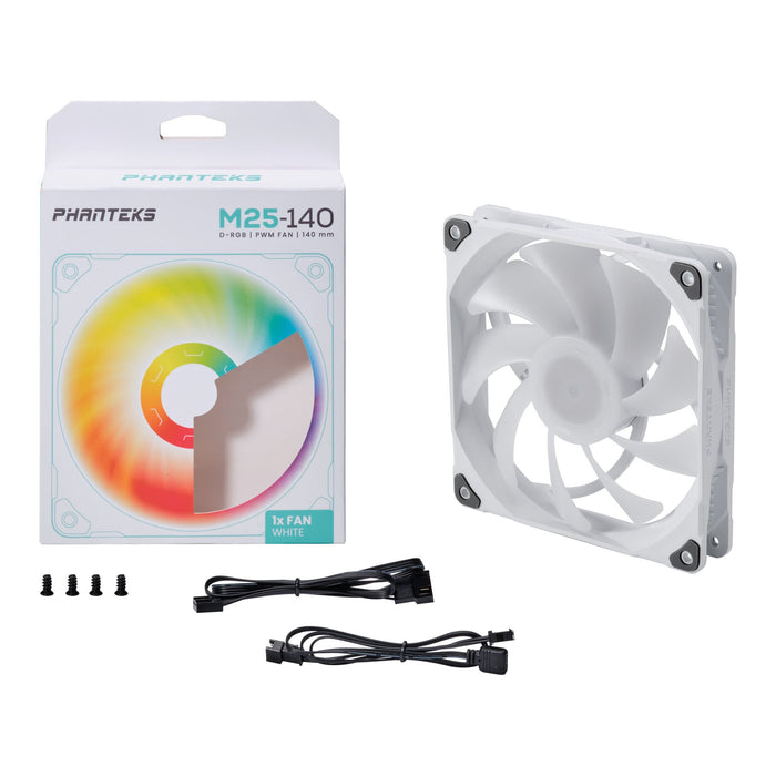 EAN 886523002512 - Phanteks M25 Carcasa del ordenador Ventilador 14 cm Blanco 1 pieza(s) imagen 10