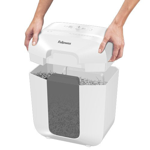 EAN 0043859802555 - Fellowes LX Series 100109815 triturador de papel Corte en tiras Blanco imagen 4
