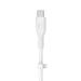 EAN 0745883832101 - Belkin Cbl Silicone USB-C LTG 3M blc Blanco imagen 5