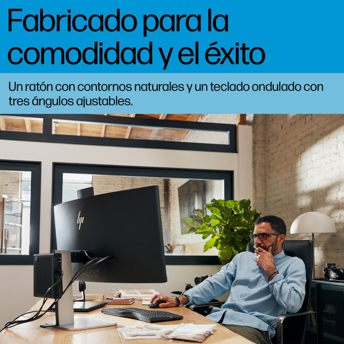 EAN 0198122954674 - HP 685 Comfort Dual-Mode Keyboard and Mouse Combo teclado Ratón incluido Oficina RF Wireless + Bluetooth  imagen 6