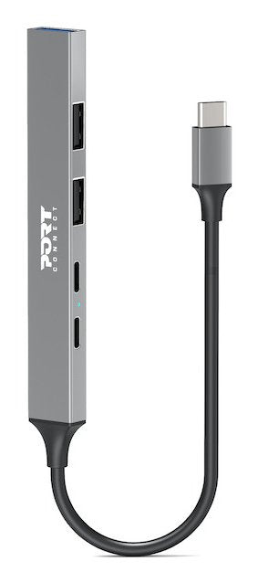 EAN 3567049001636 - Port Designs 900163 hub de interfaz USB Tipo C 5000 Mbit/s Plata imagen 1