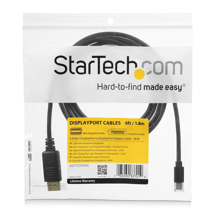 EAN 0065030840507 - StarTech.com MDP2DPMM10 cable DisplayPort Negro imagen 3