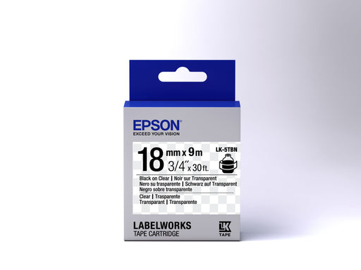 EAN 4058154158326 - Epson LK-5TBN cinta para impresora de etiquetas Negro sobre transparente imagen 2
