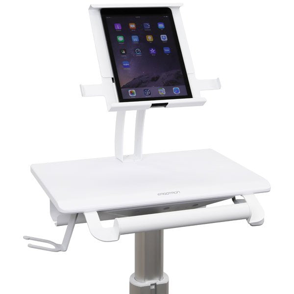 EAN 766212224770 - Ergotron StyleView Tablet Cart, SV10 Aluminio, Blanco Tableta Carro multimedia imagen 4