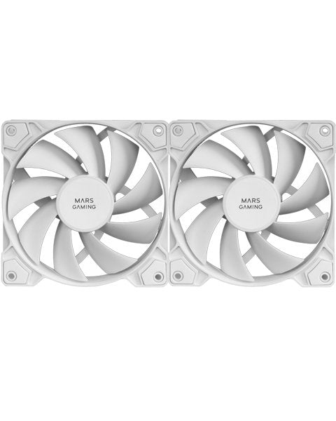 EAN 8435693103721 - Mars Gaming MF-PWMX2W Carcasa del ordenador Ventilador 12 cm Negro imagen 1