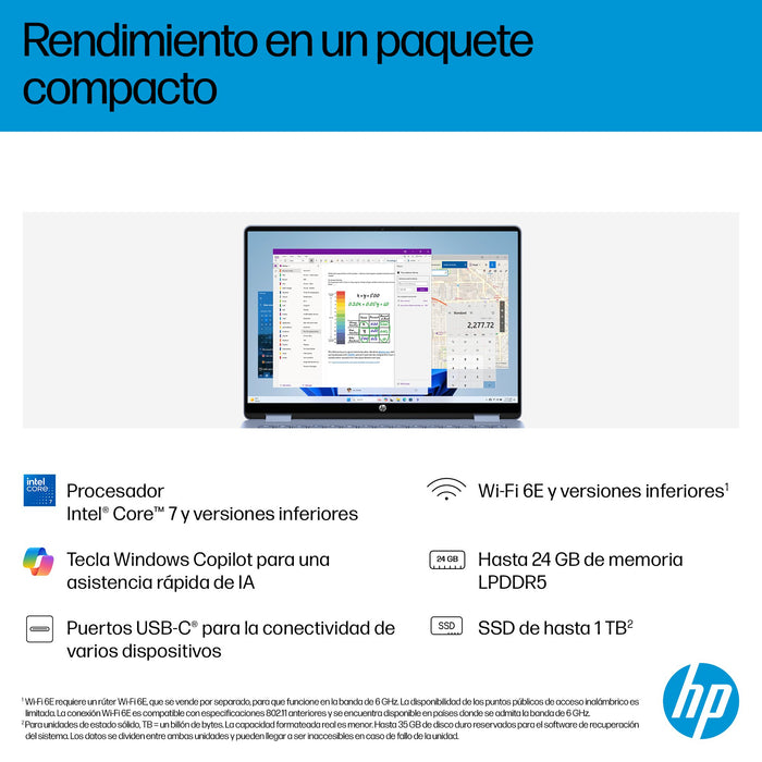 EAN 0199251160455 - HP OmniBook 5 Flip 14-fp0015ns Intel® Core™ i5 i5-1334U Portátil 35,6 cm (14") Pantalla táctil 2K 16 GB L imagen 6