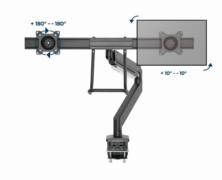 EAN 8716309127684 - Gembird MA-DA2-04 soporte para monitor 81,3 cm (32") Escritorio Negro imagen 17