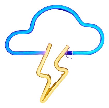 EAN 8021735209645 - Muitomas NEONWCLOUD iluminación de pared Bombilla(s) no reemplazable(s) Neon imagen 1