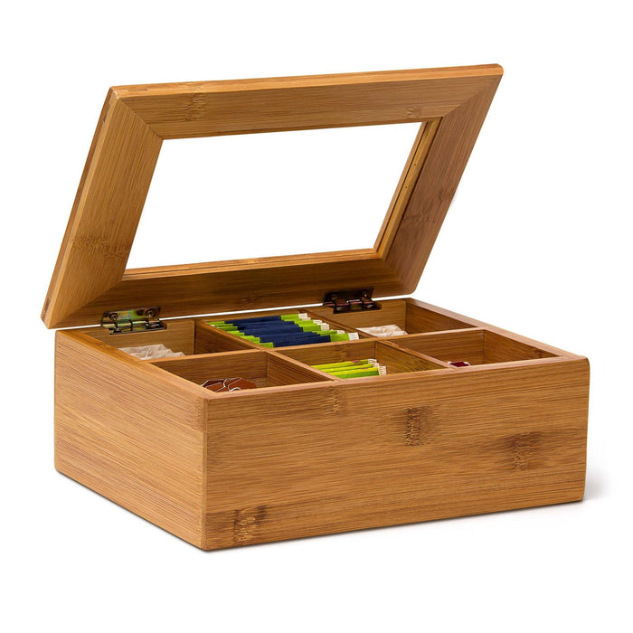 EAN 4052025047399 - Relaxdays 4052025047399 caja para té Plástico, Madera imagen 1