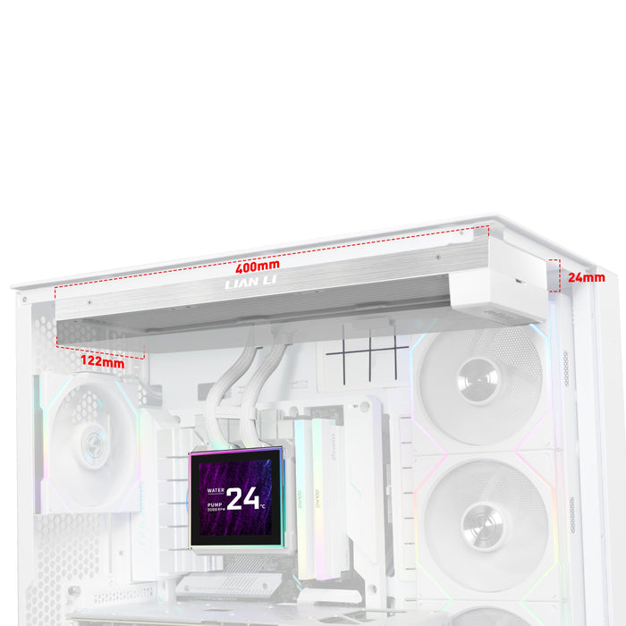 EAN 4718466021410 - Lian Li HydroShift II LCD-S 360 Fanless Procesador Kit de refrigeración líquida Blanco 1 pieza(s) imagen 5