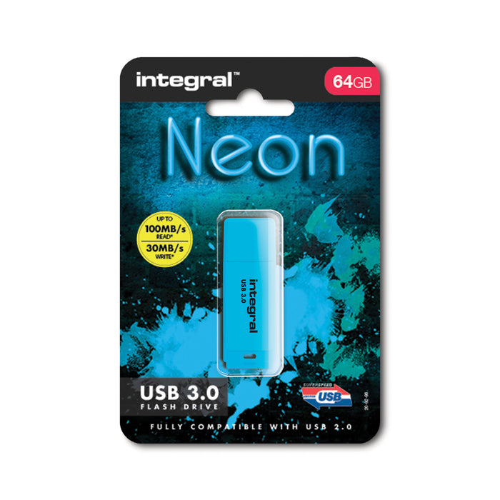 EAN 5055288418882 - Integral INFD64GBNEONB3.0 unidad flash USB 64 GB 3.2 Gen 1 (3.1 Gen 1) imagen 2