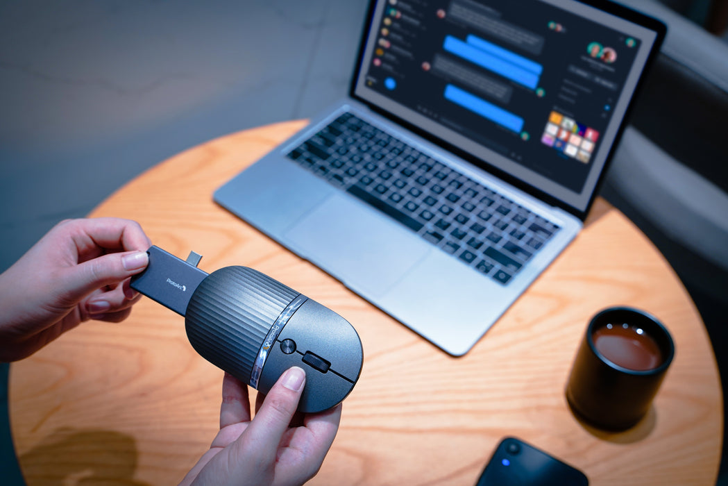 EAN 6931446901153 - ProtoArc HubMouse ratón Oficina Ambidextro Bluetooth + USB Type-C Óptico 2400 DPI imagen 5