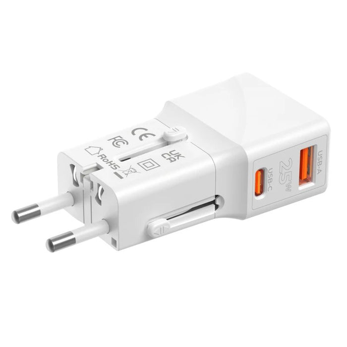 EAN 8594215991700 - Mobile Origin TAD25-2P-WHT cargador de dispositivo móvil Universal Blanco Corriente alterna, USB Carga rá imagen 6