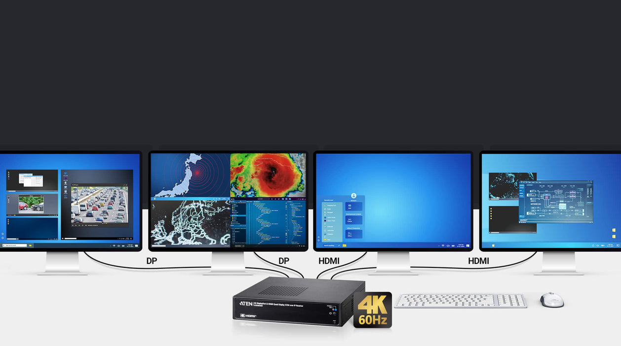 EAN 4710469349867 - ATEN KE8980MR interruptor KVM Negro imagen 4